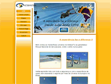 Tablet Screenshot of escola-kitesurf-jericoacoara.com